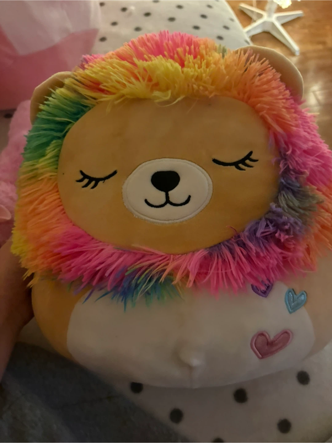 Squishmallows Rainbow Lion Plush Toy - photo 2