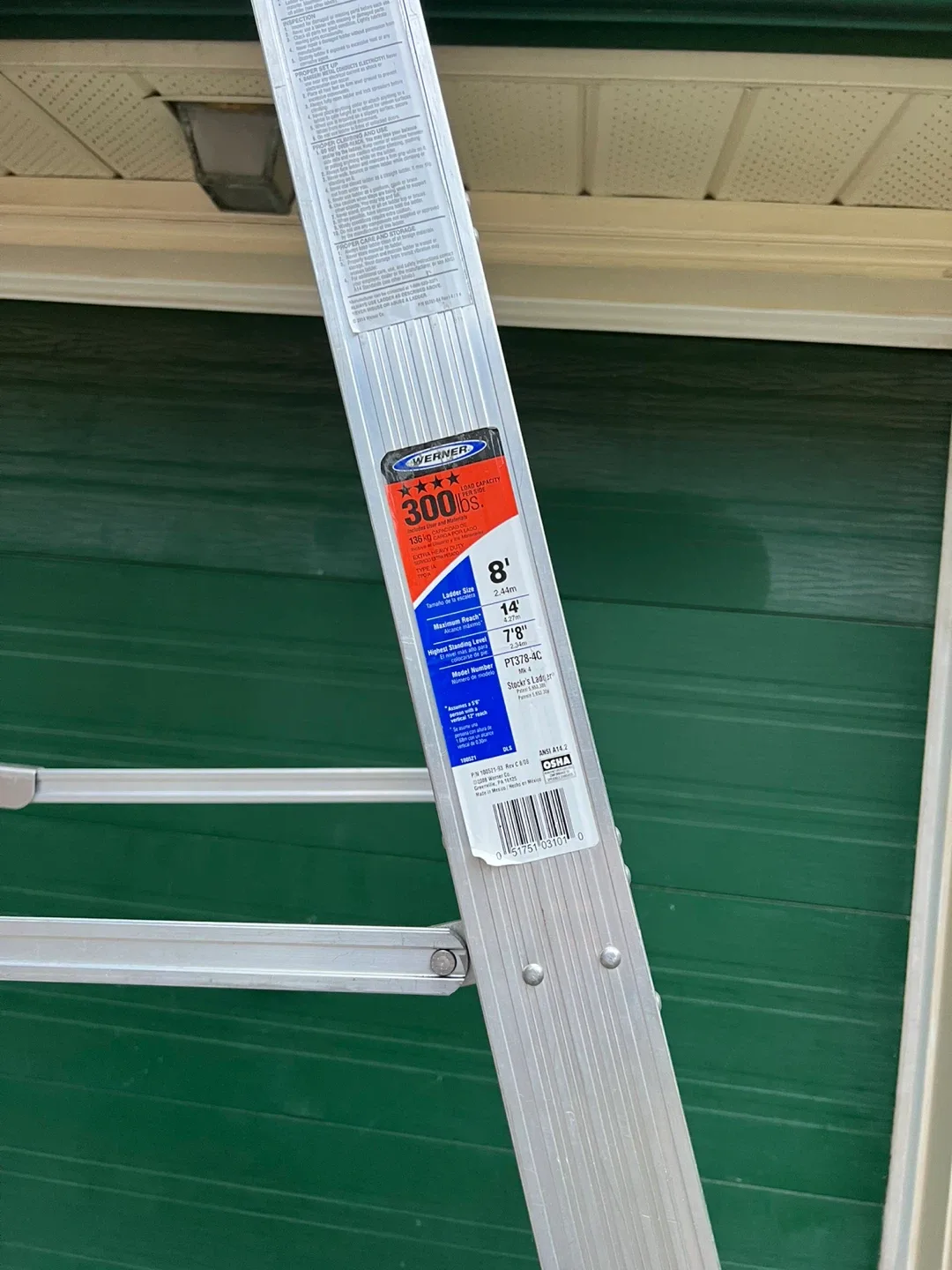 Werner PT378-4C Ladder, 8 ft. image indicator(2)