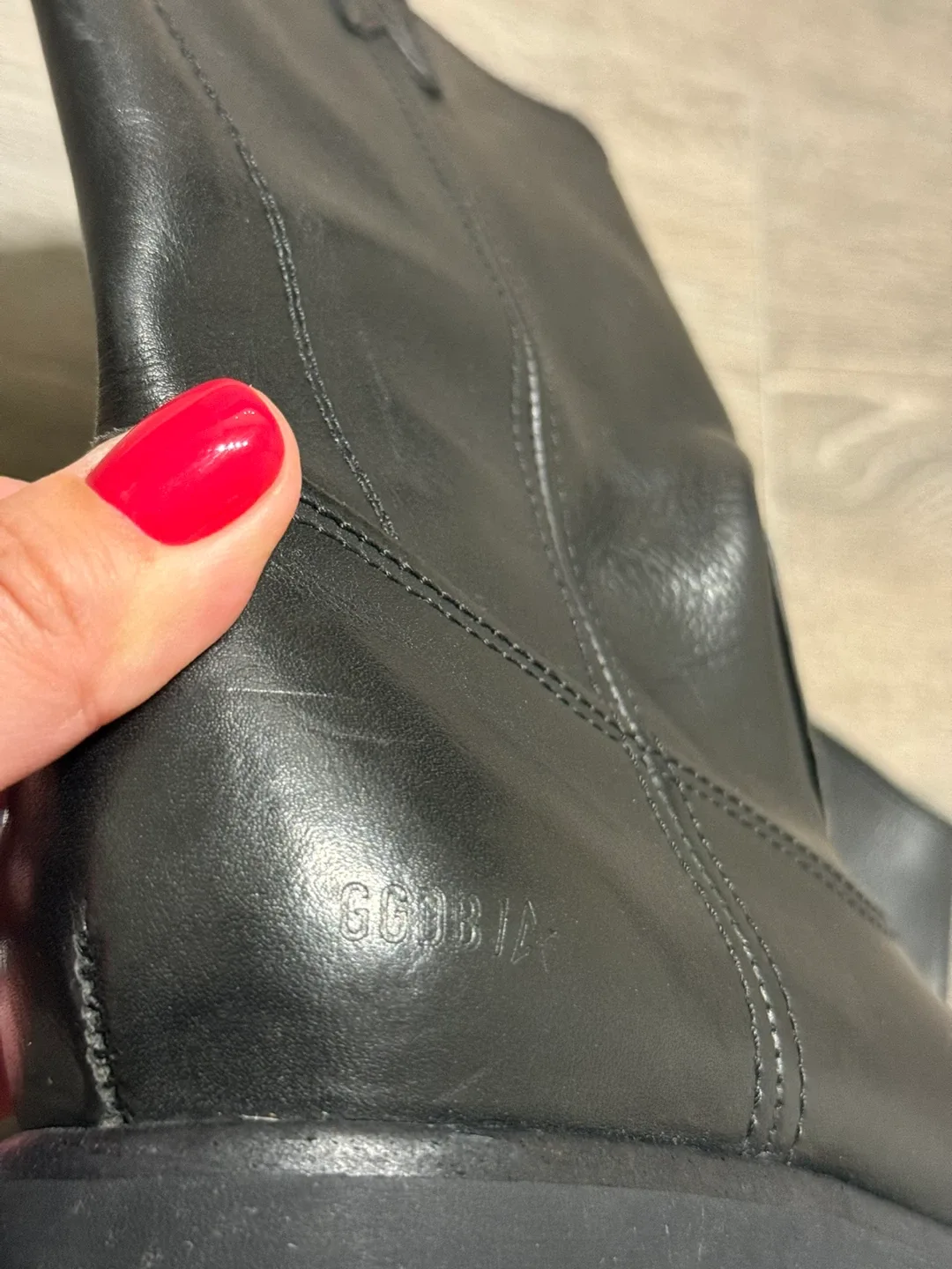 Golden Goose Black Leather Biker Boots size 38 Italy image indicator(8)