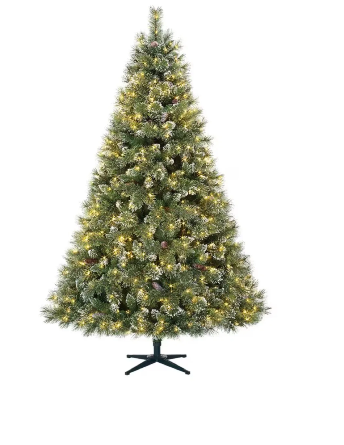 7.5 ft. Sparkling Cashmere Pre-Lit Christmas Tree
