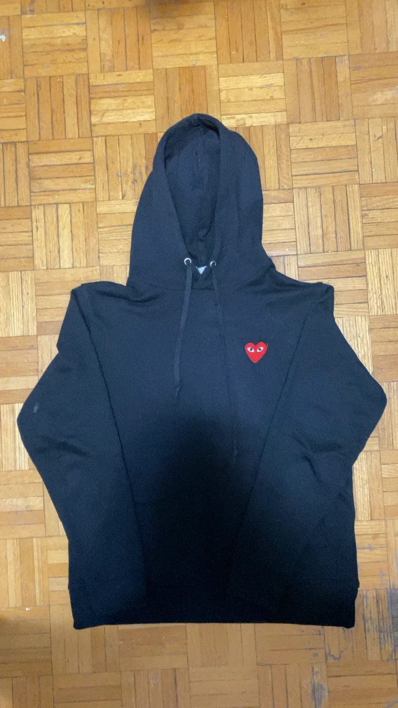 Comme des Garçons PLAY Black Hoodie