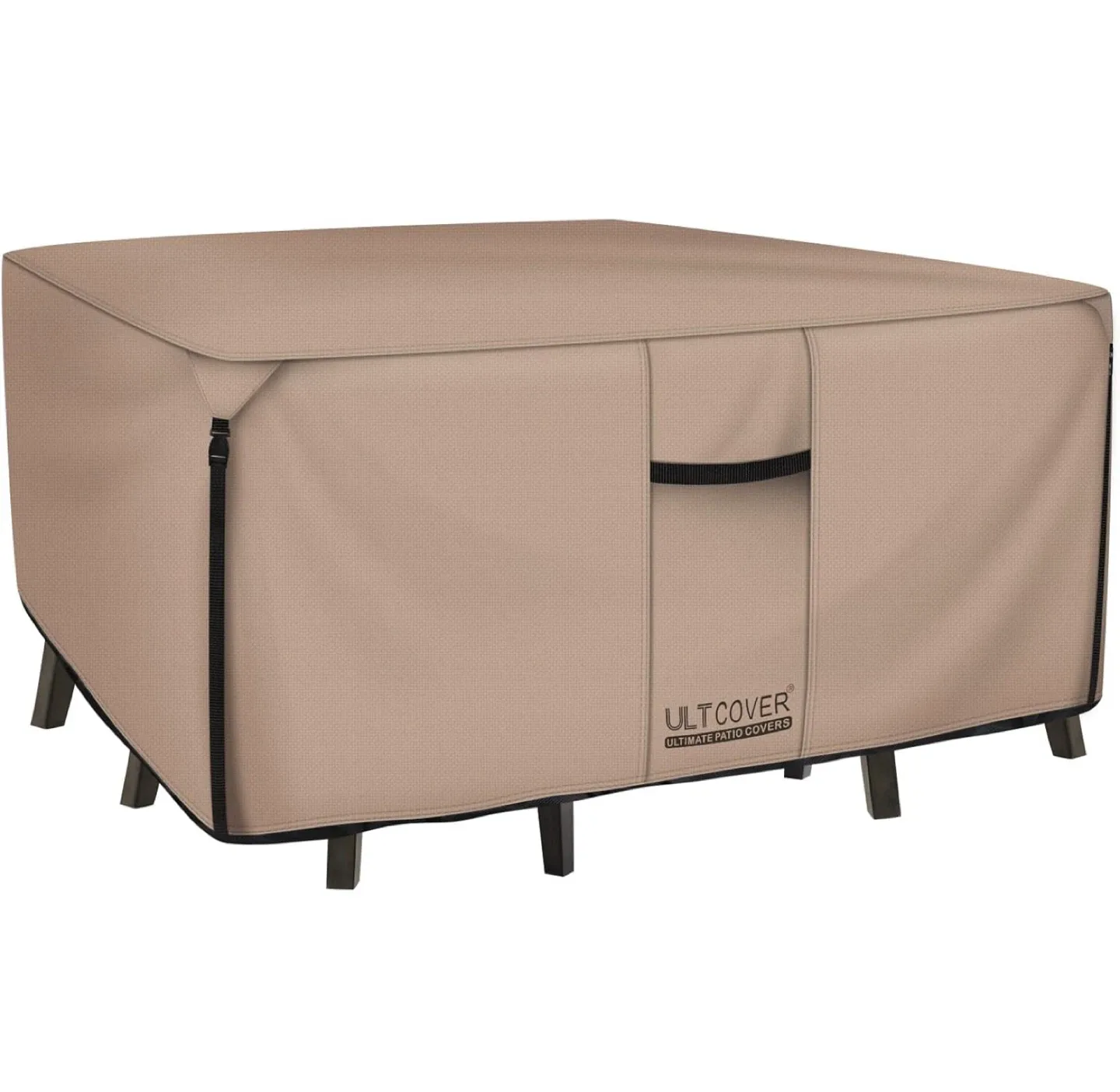 ULTCOVER Table Chair Set Cover - Brown