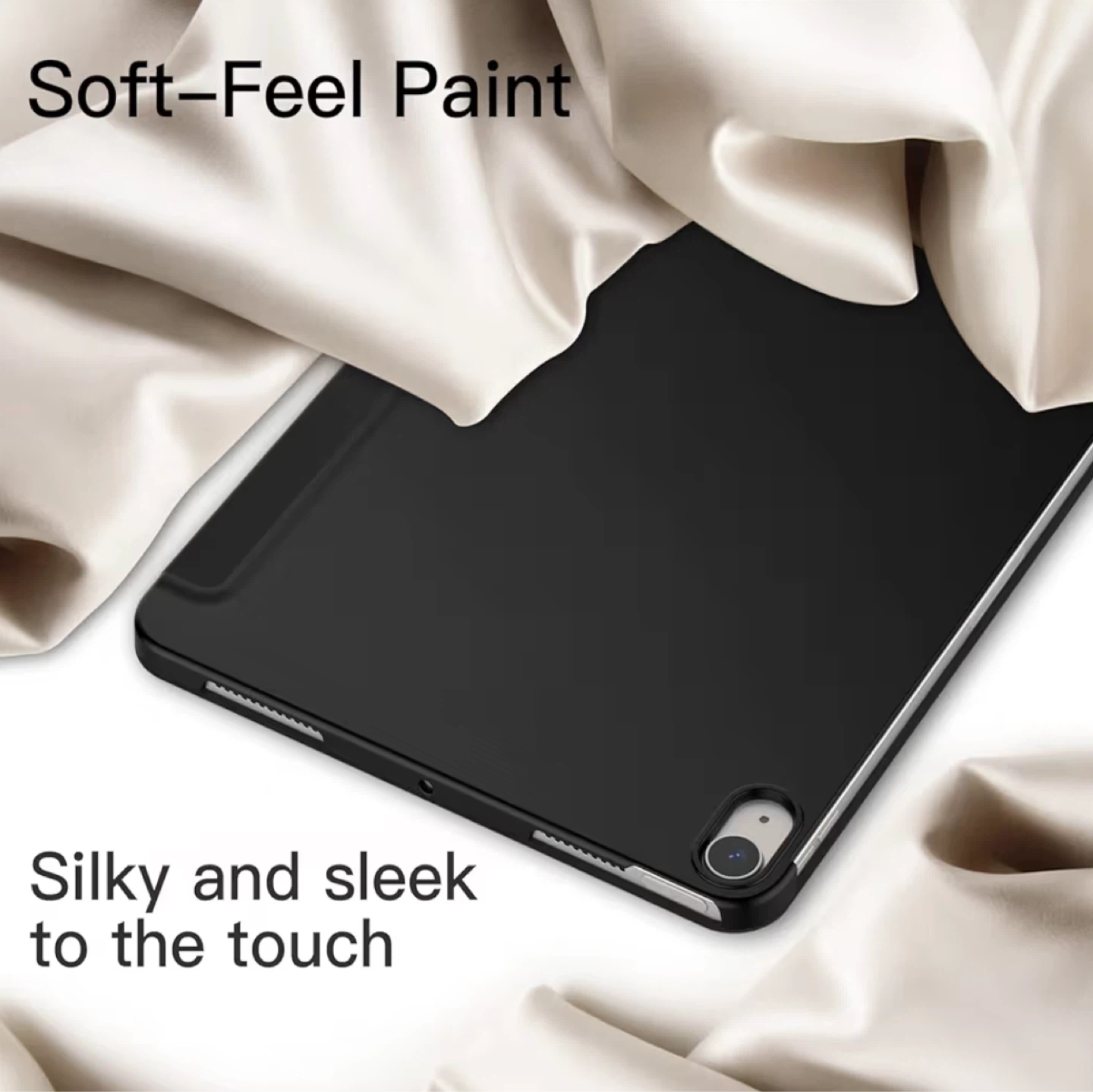 iPad Air case for 4th, 5th, 11-inch M3, M2 - Black - photo 4