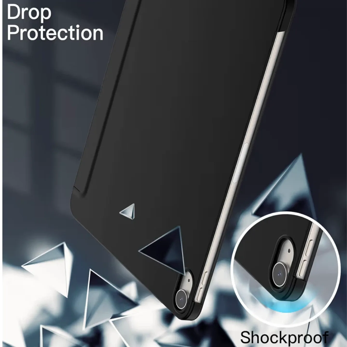 JETech iPad Air case for 4th/5th/11-inch M3/M2 - Black image indicator(3)