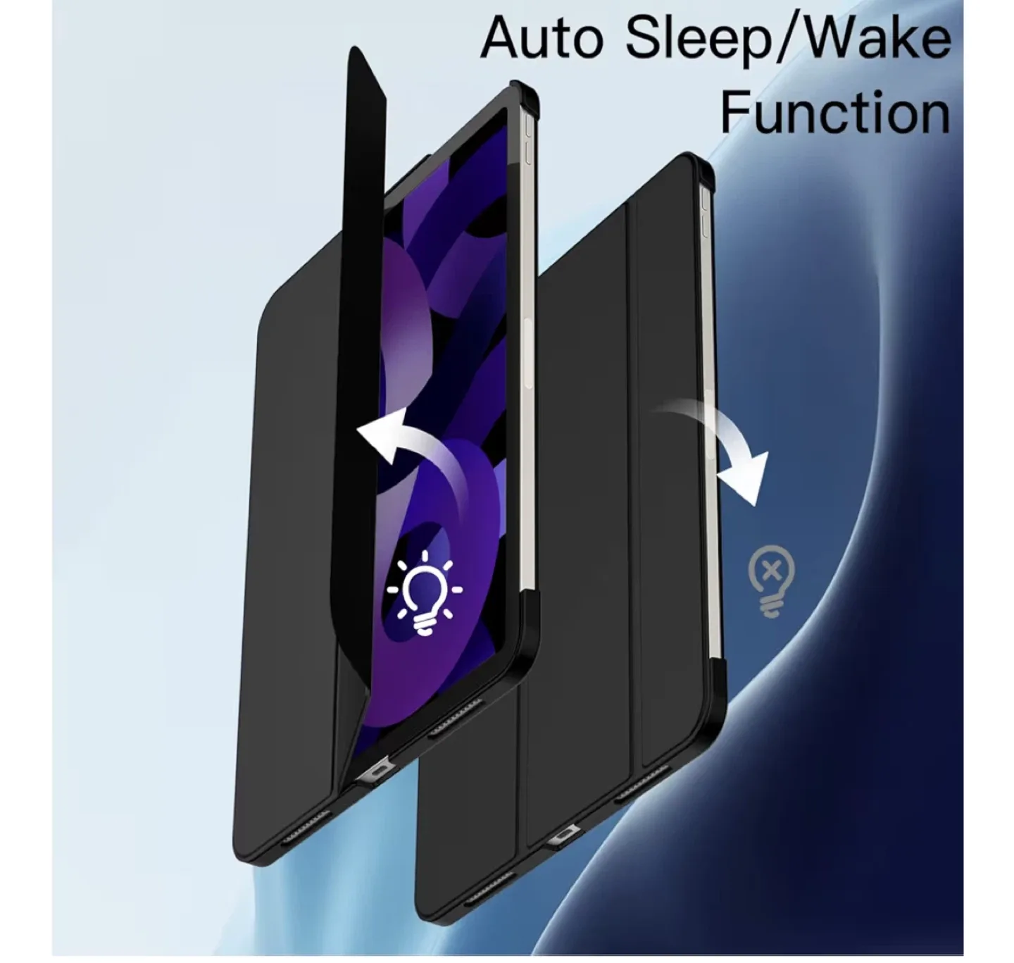 JETech iPad Air case for 4th/5th/11-inch M3/M2 - Black image indicator(6)