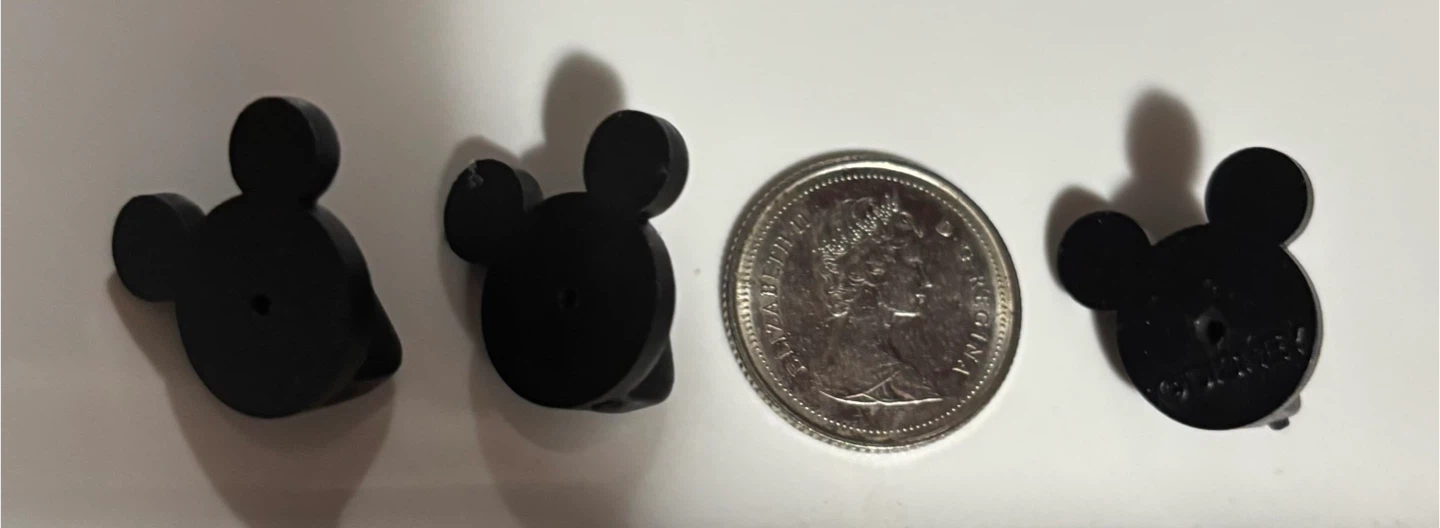 Disney Mickey Mouse Pin Backs & Tote Bag