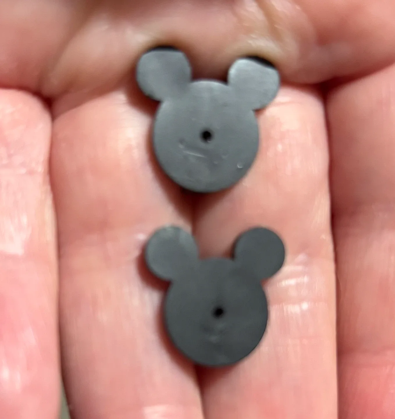 Disney Mickey Mouse Pin Backs - Black image indicator(3)