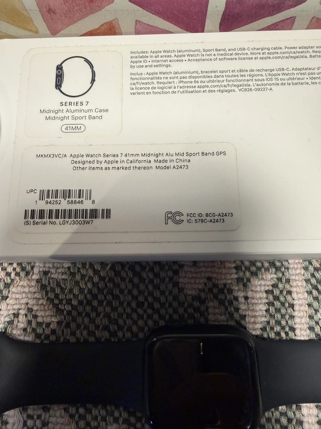 Apple Watch Series 7 Midnight 41mm - photo 2