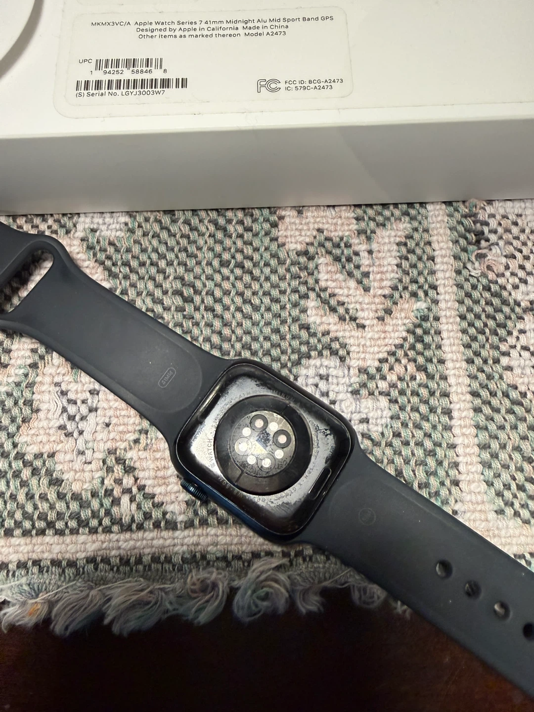 Apple Watch Series 7 Midnight 41mm - photo 3