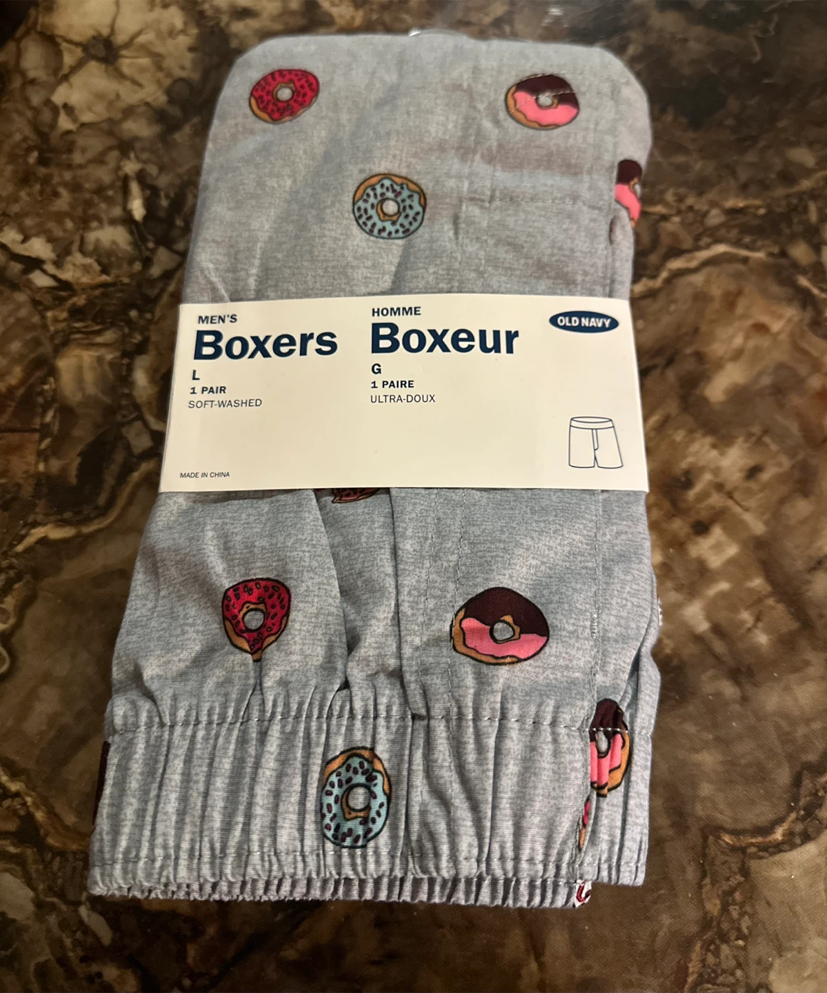 Old Navy Men's Boxers - Size L - Donut Print