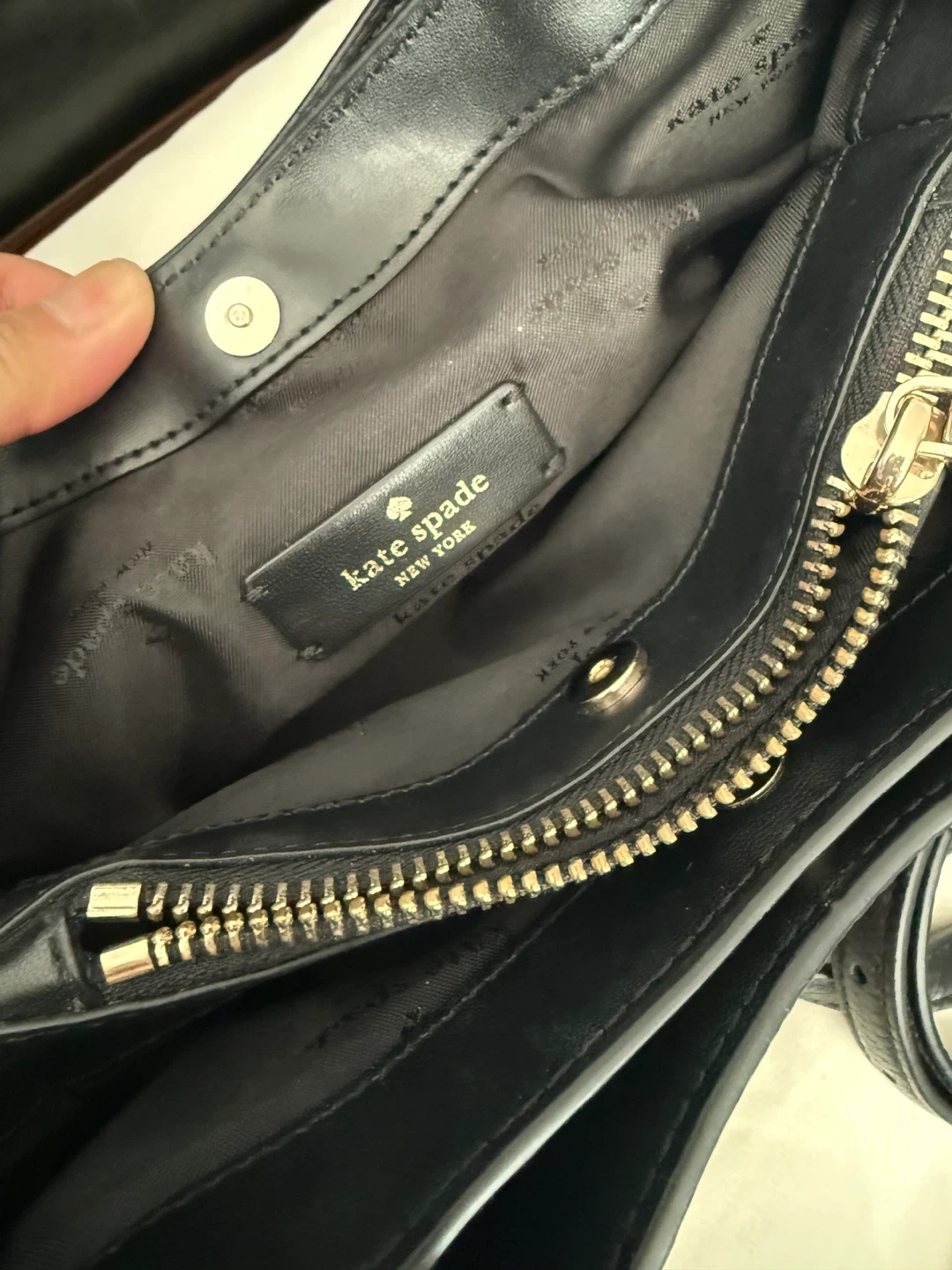 Kate Spade Black Leather Satchel - photo 4
