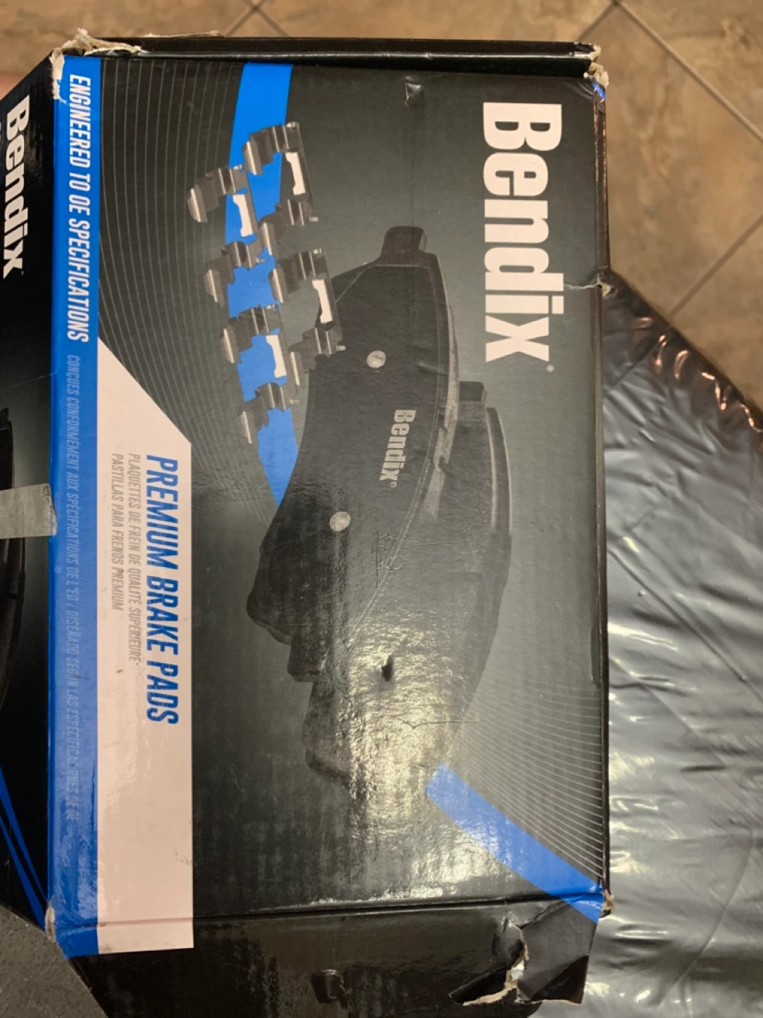 Bendix Premium Brake Pads SBC884 **Missing Clips** - photo 3