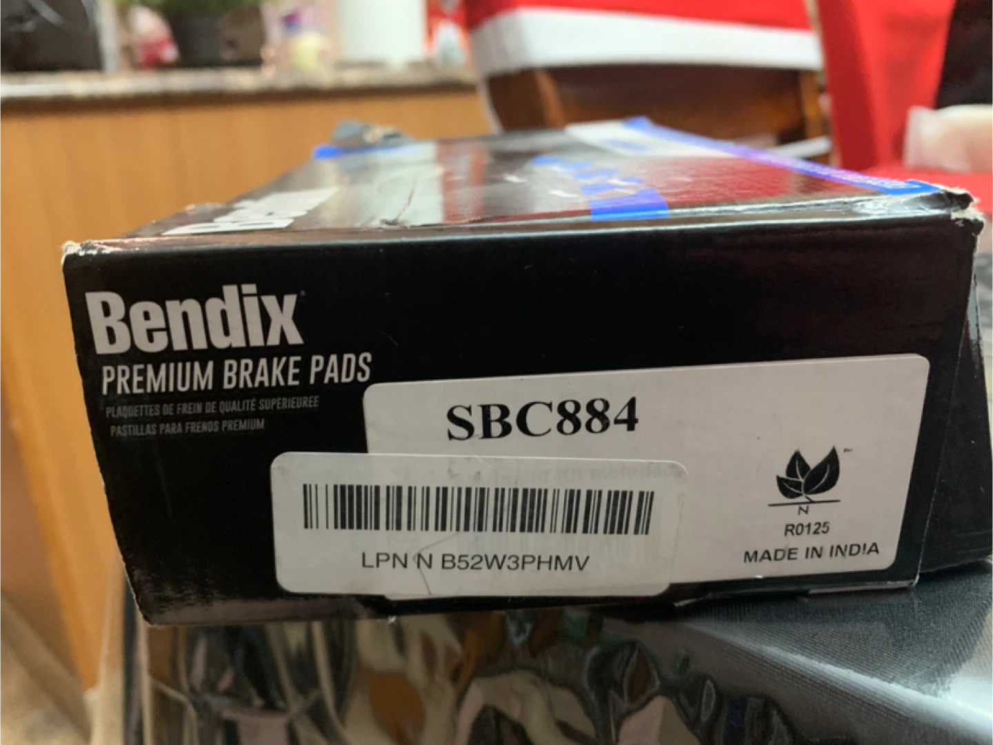 Bendix Premium Brake Pads SBC884 **Missing Clips**
