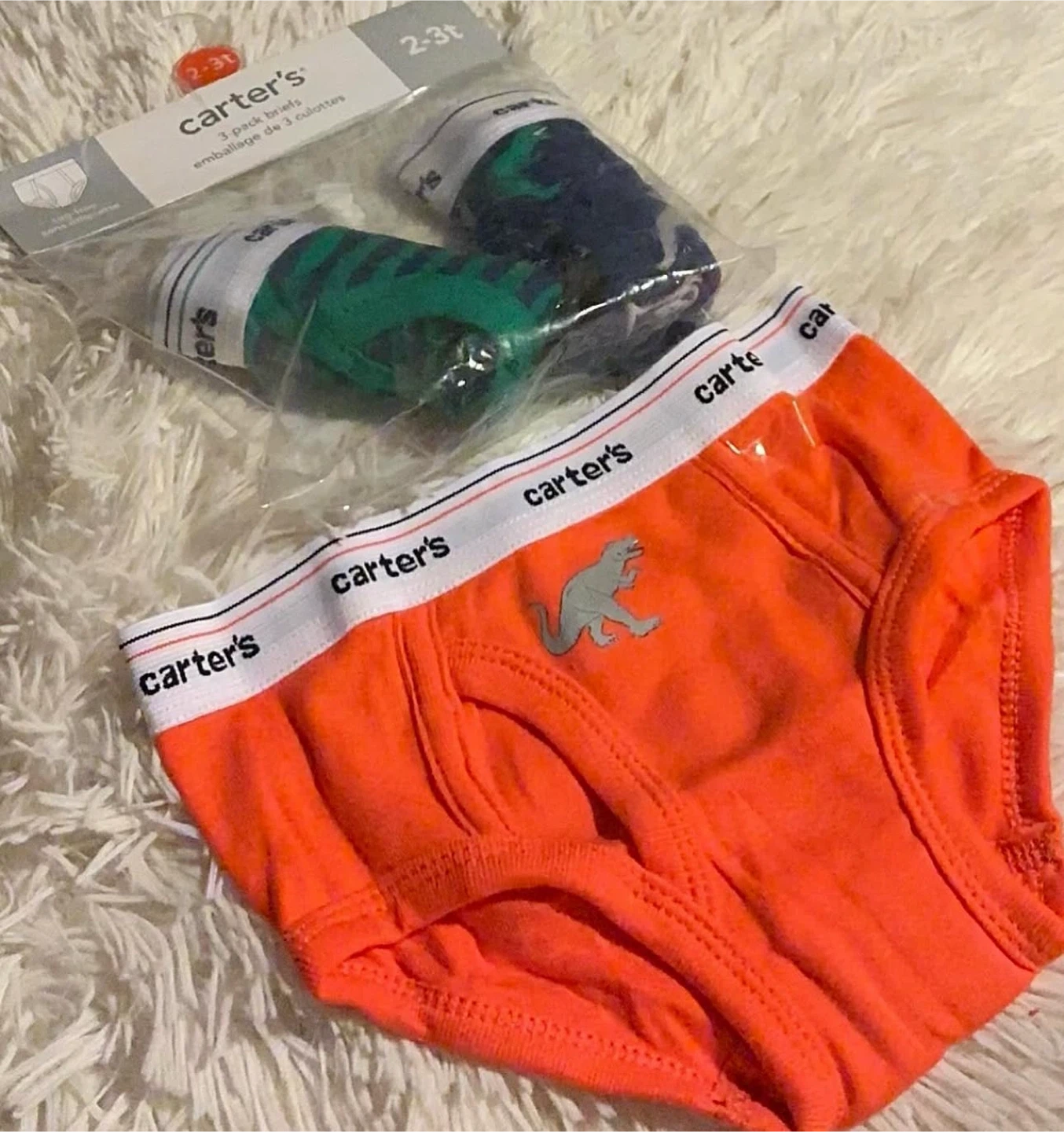 Carter's 3-Pack Briefs, Size 2-3T, New - photo 2