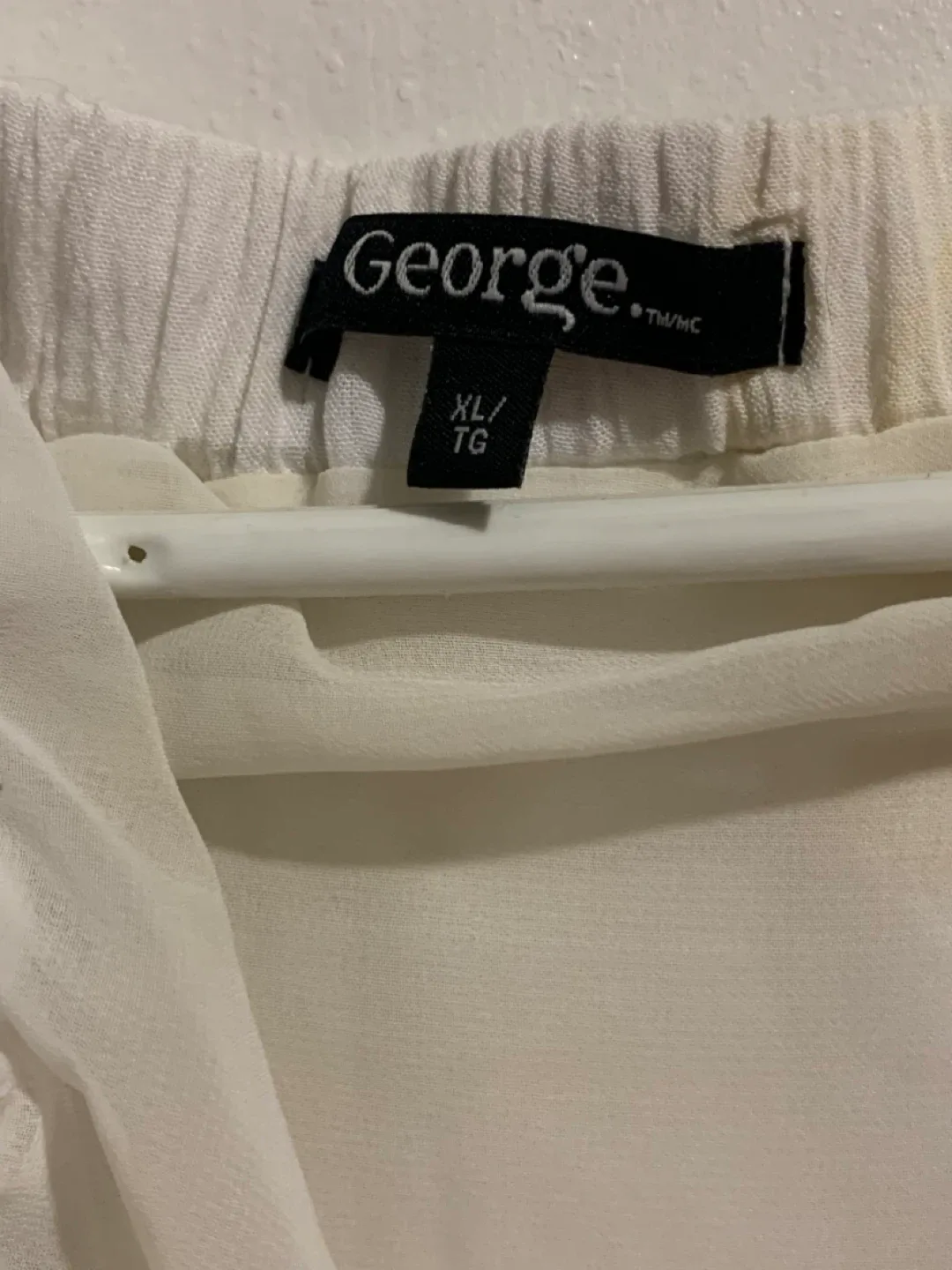 George White Tiered Maxi Skirt image indicator(3)