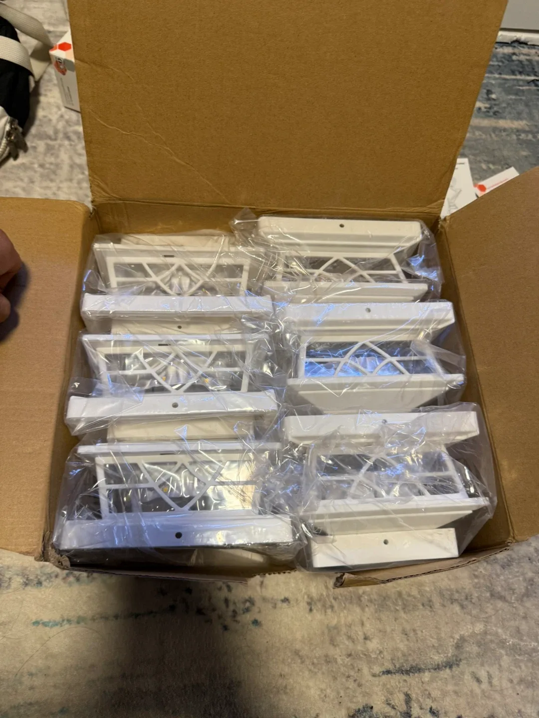 SIEDINLAR Solar Post Lights (6 Pack) NEW!