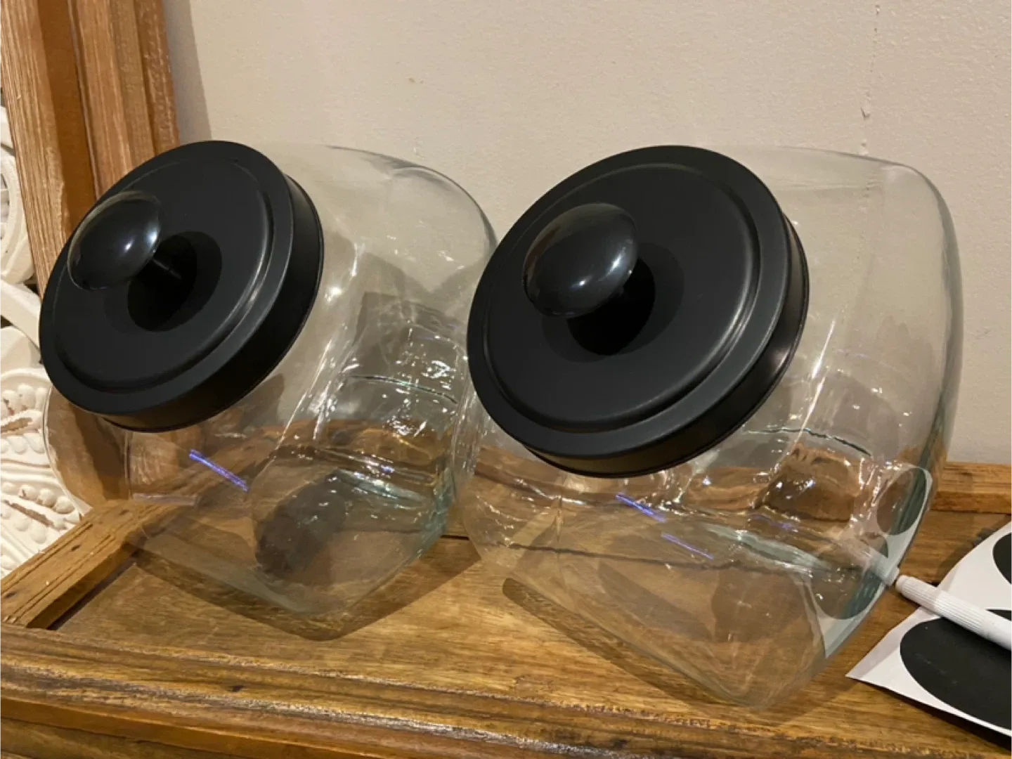 New Food Storage Canisters Set of Two Penny Jars