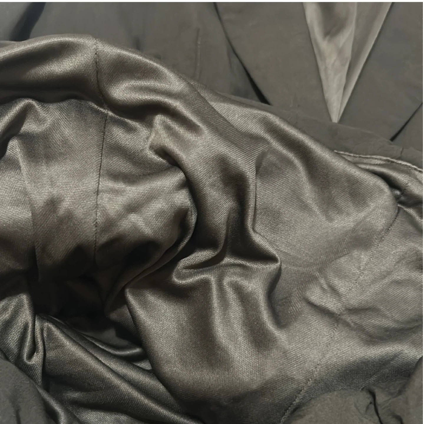 Zara Olive Green Ruched Blazer Dress - Size S - photo 3