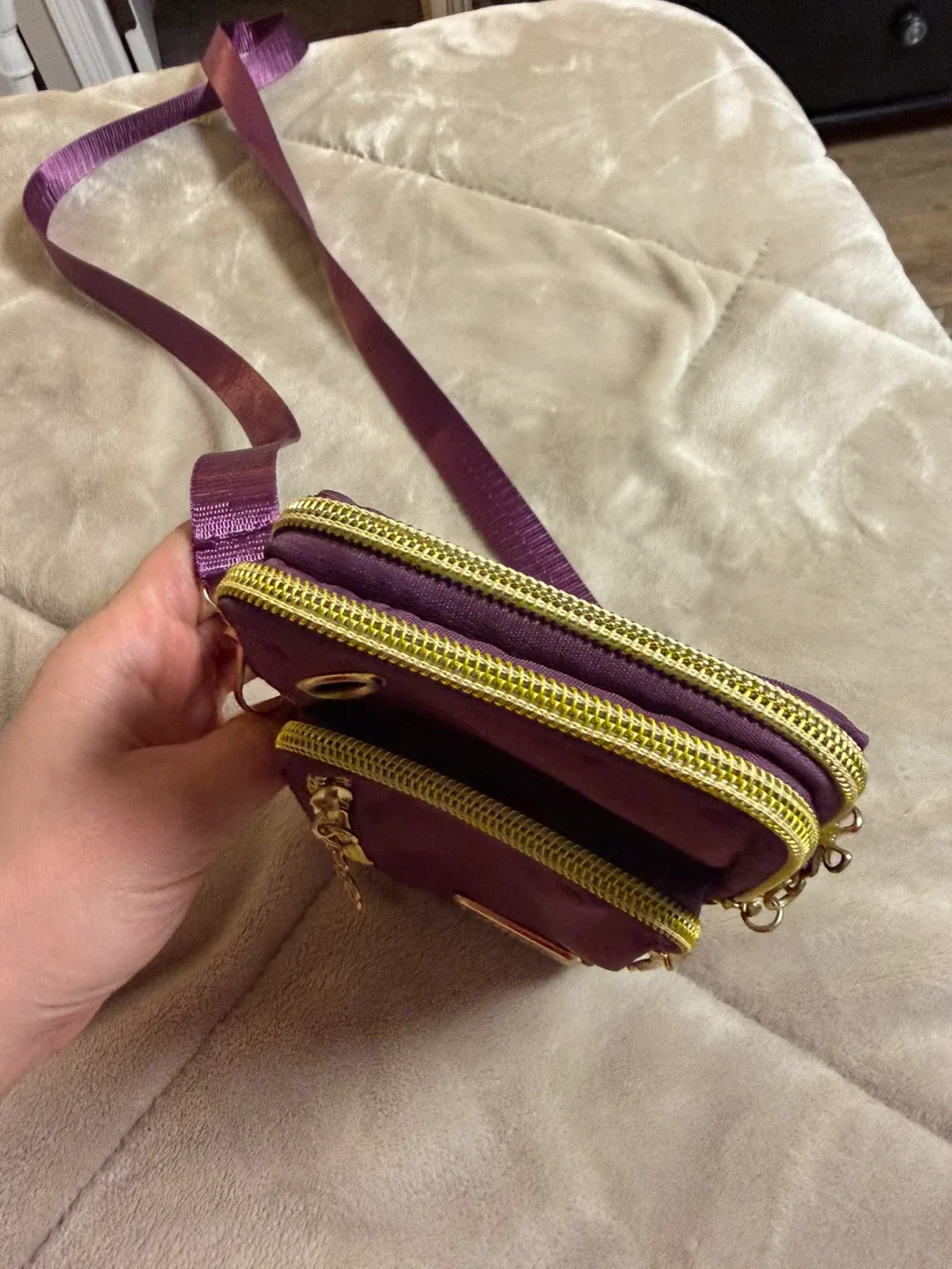 Fashion MSPIR Creations Purple Crossbody Bag image indicator(4)