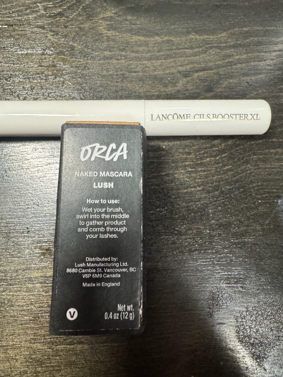 Lush Orca naked (Solid Mascara) + Lancôme Cils Booster XL duo