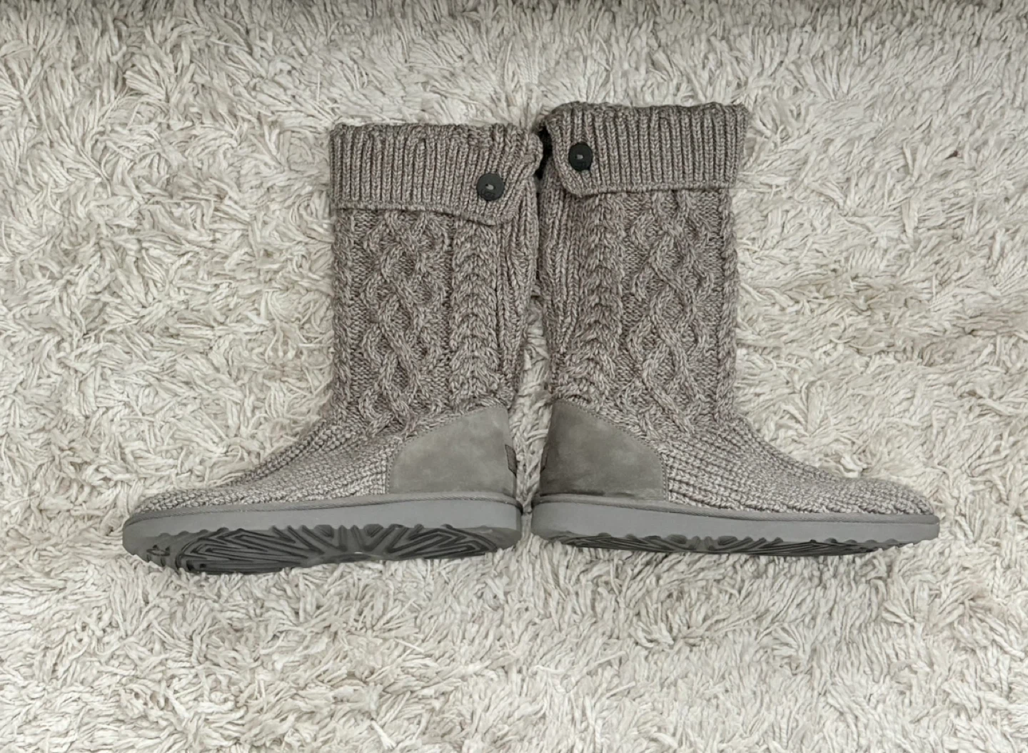 UGG Knit Boots - Size 6