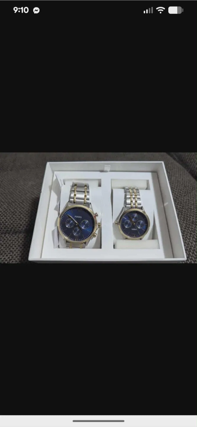 New Fossil His & Hers Watch Set
