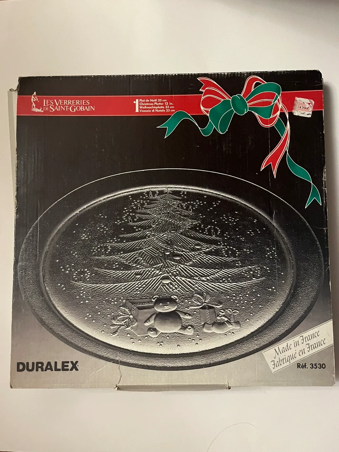 Duralex Christmas Platter 33cm