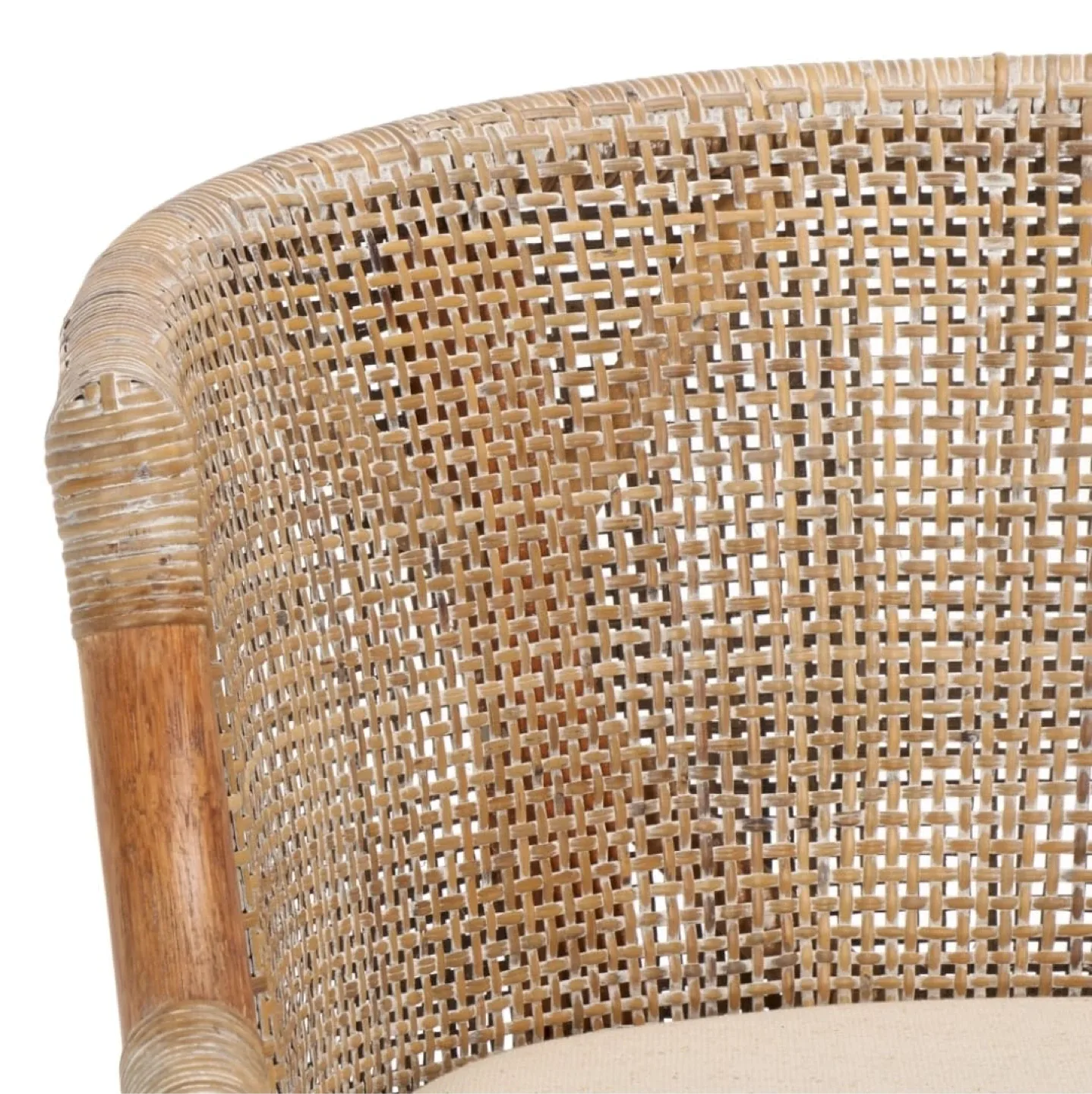 Woven Bar Stool with Arms image indicator(10)
