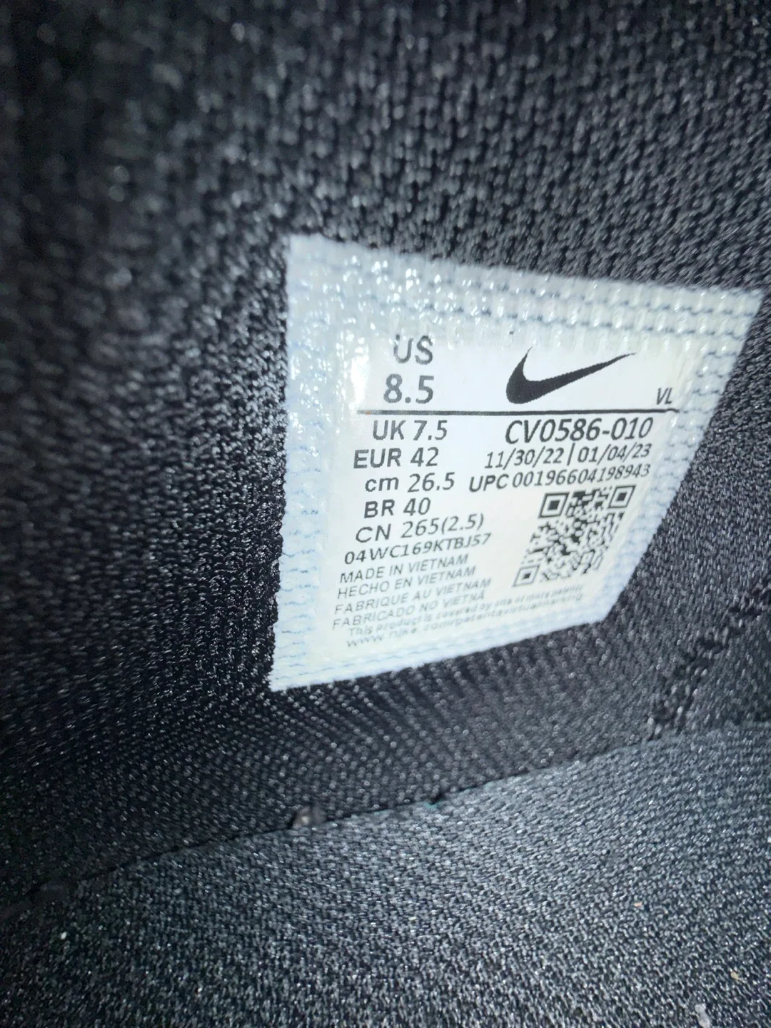 Nike Alpha Menace Football Cleats - US 8.5 image indicator(4)