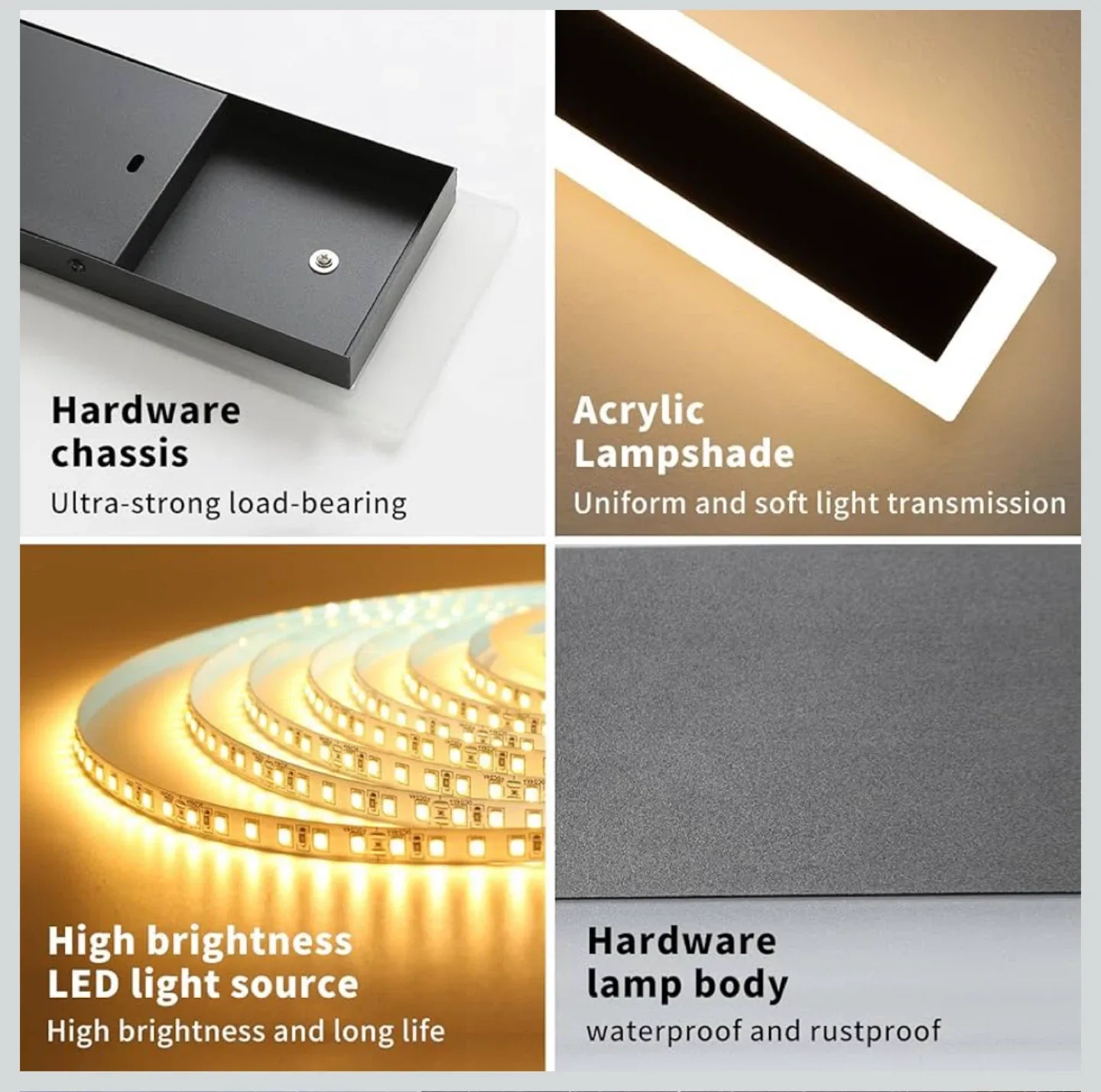 Outdoor LED Wall Light Fixture. 1 available image indicator(3)