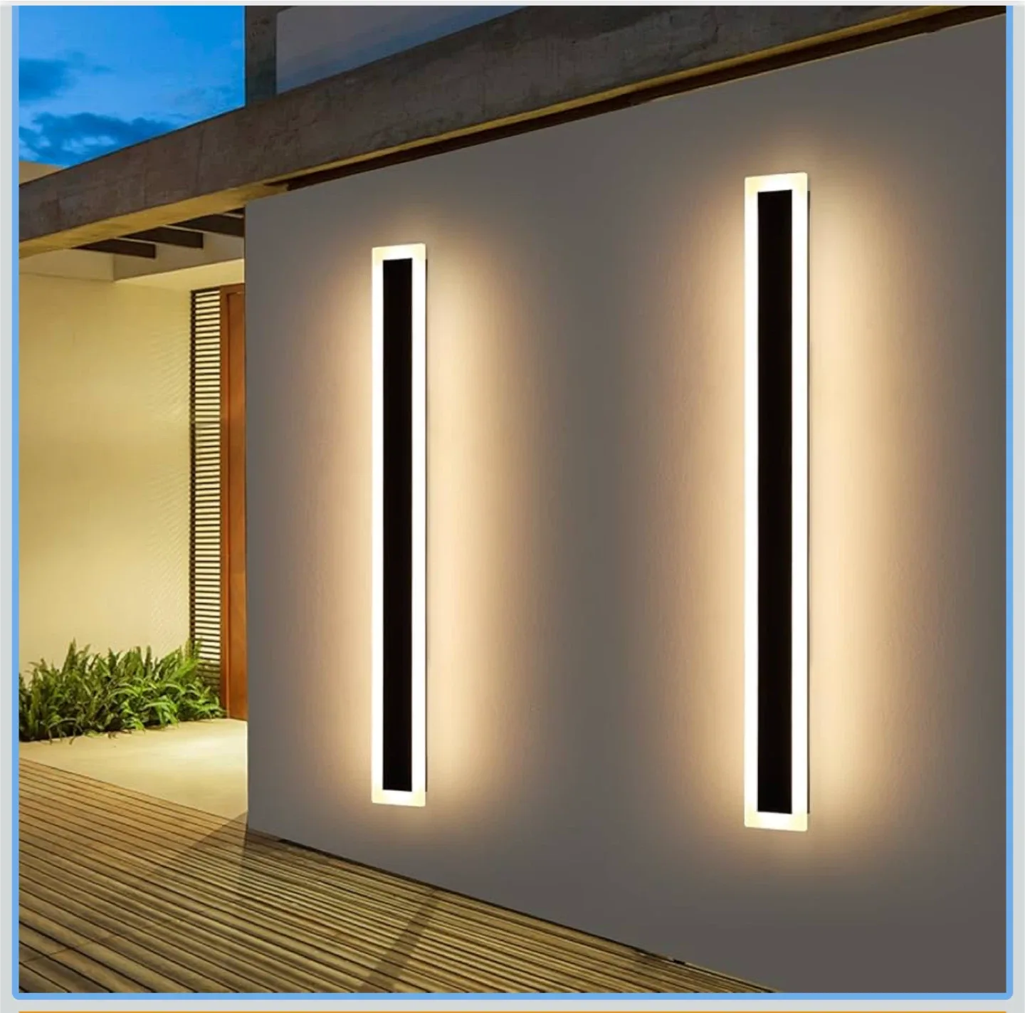 Outdoor LED Wall Light Fixture. 1 available