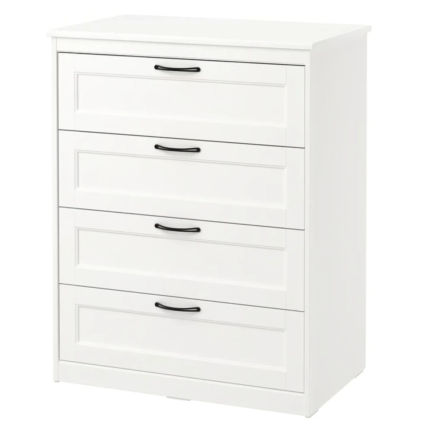 IKEA White 4-Drawer Chest image indicator(2)