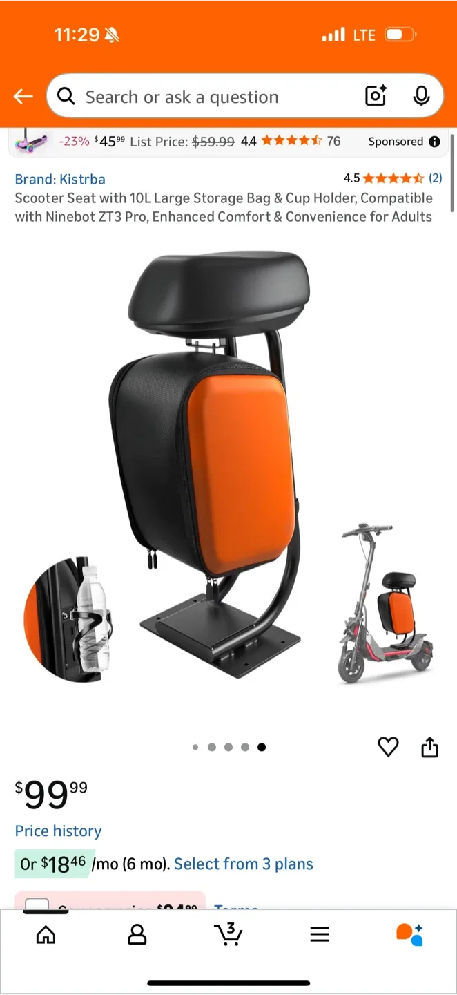 VOLPAM Electric Scooter 500W dual suspension image indicator(3)