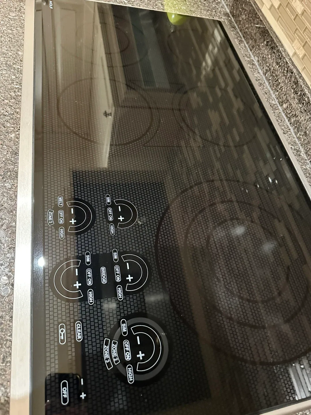 Wolf Electric Cooktop Parts only top piece image indicator(2)