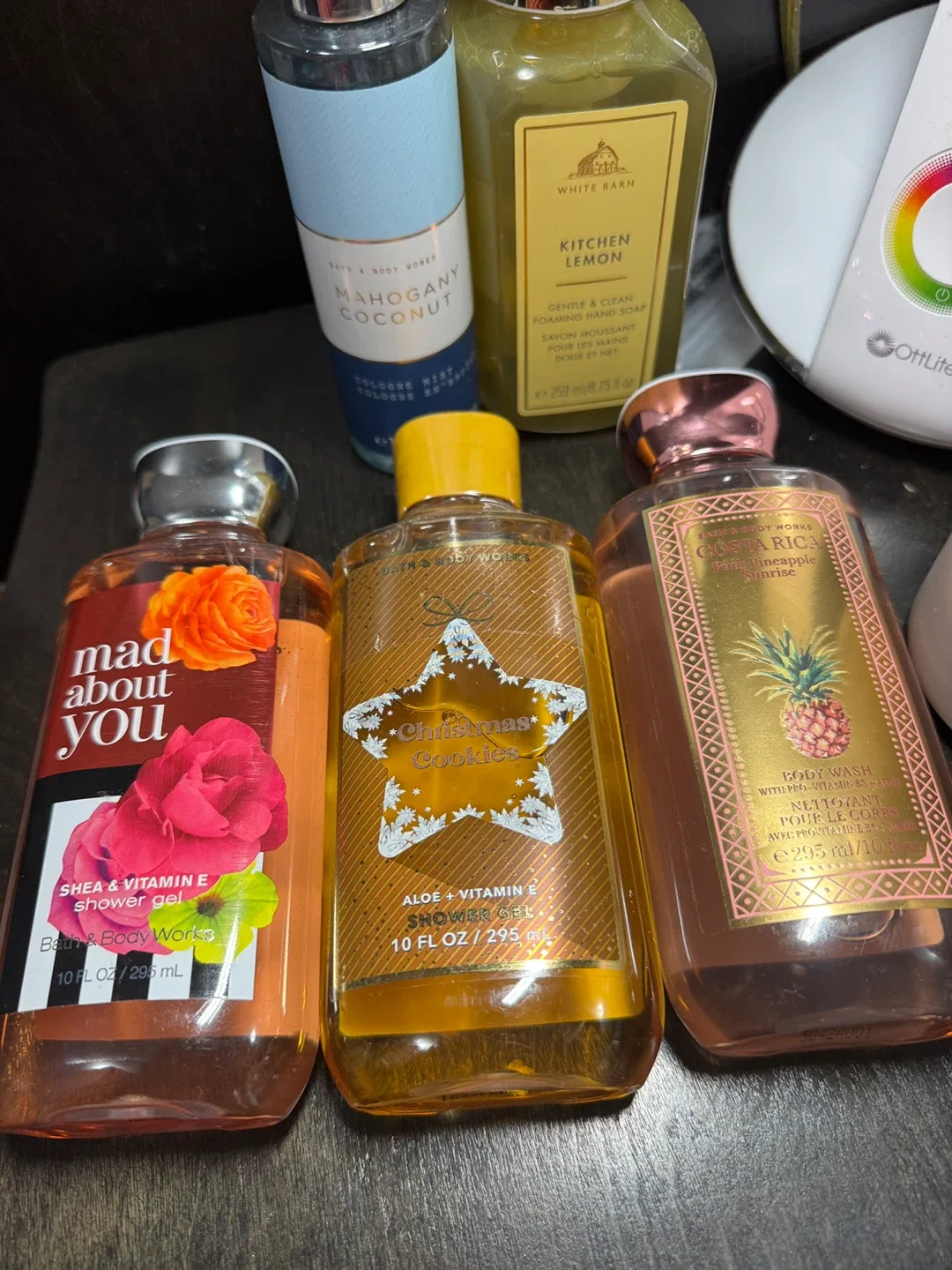 Bath and body works shower gel, soap, cologne mist