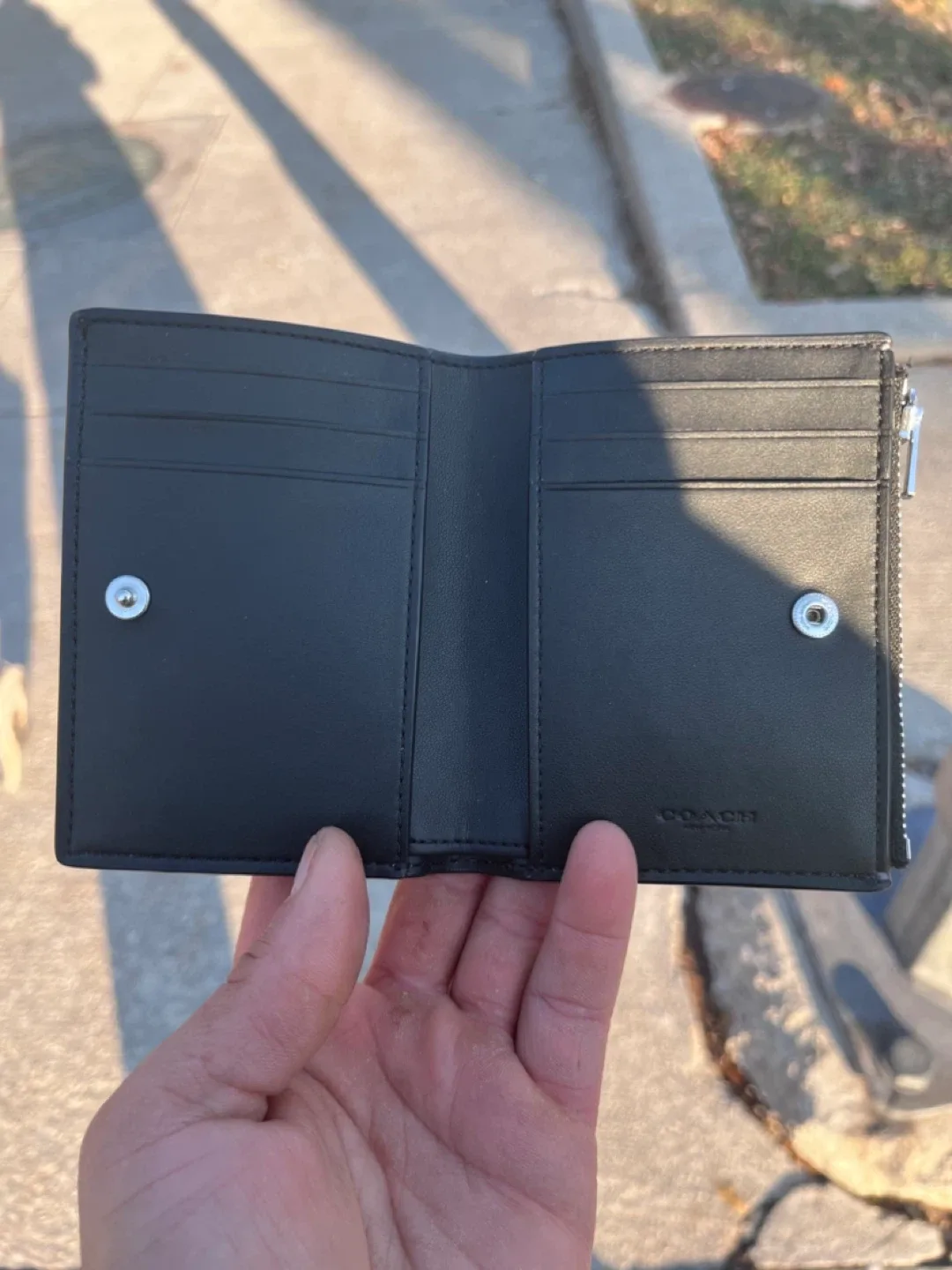 Coach Black Bifold Wallet image indicator(5)
