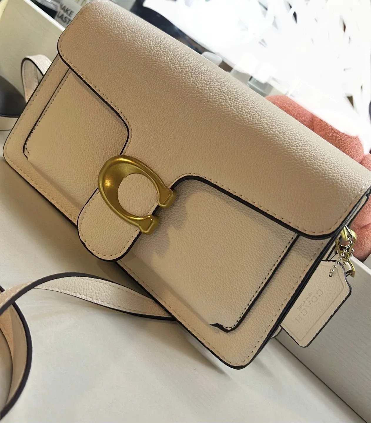 Coach Tabby Shoulder Bag 20 Ivory