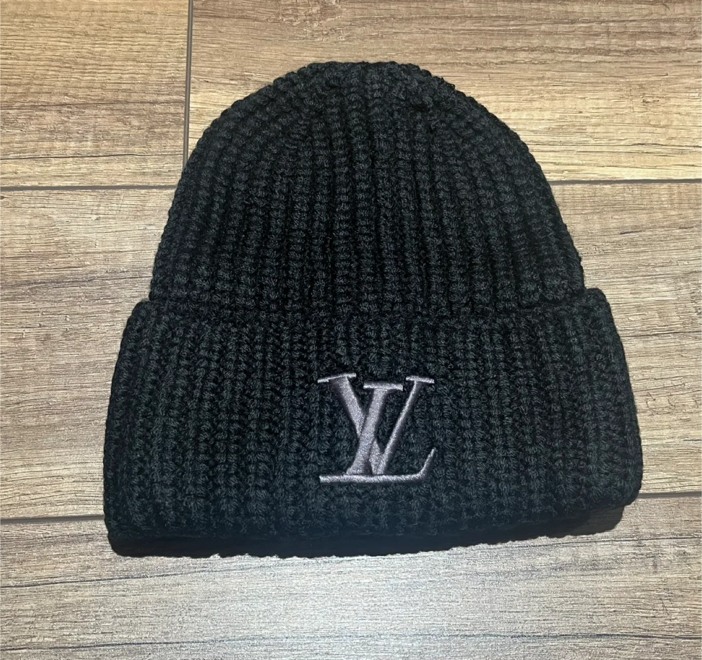 Louis Vuitton Black Beanie