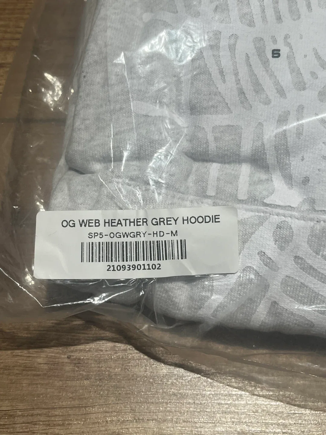 Sp5der Gray OG Web Hoodie image indicator(4)