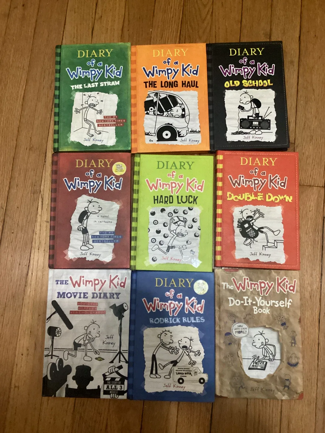 Diary of a Wimpy Kid Book Set - 9 Books