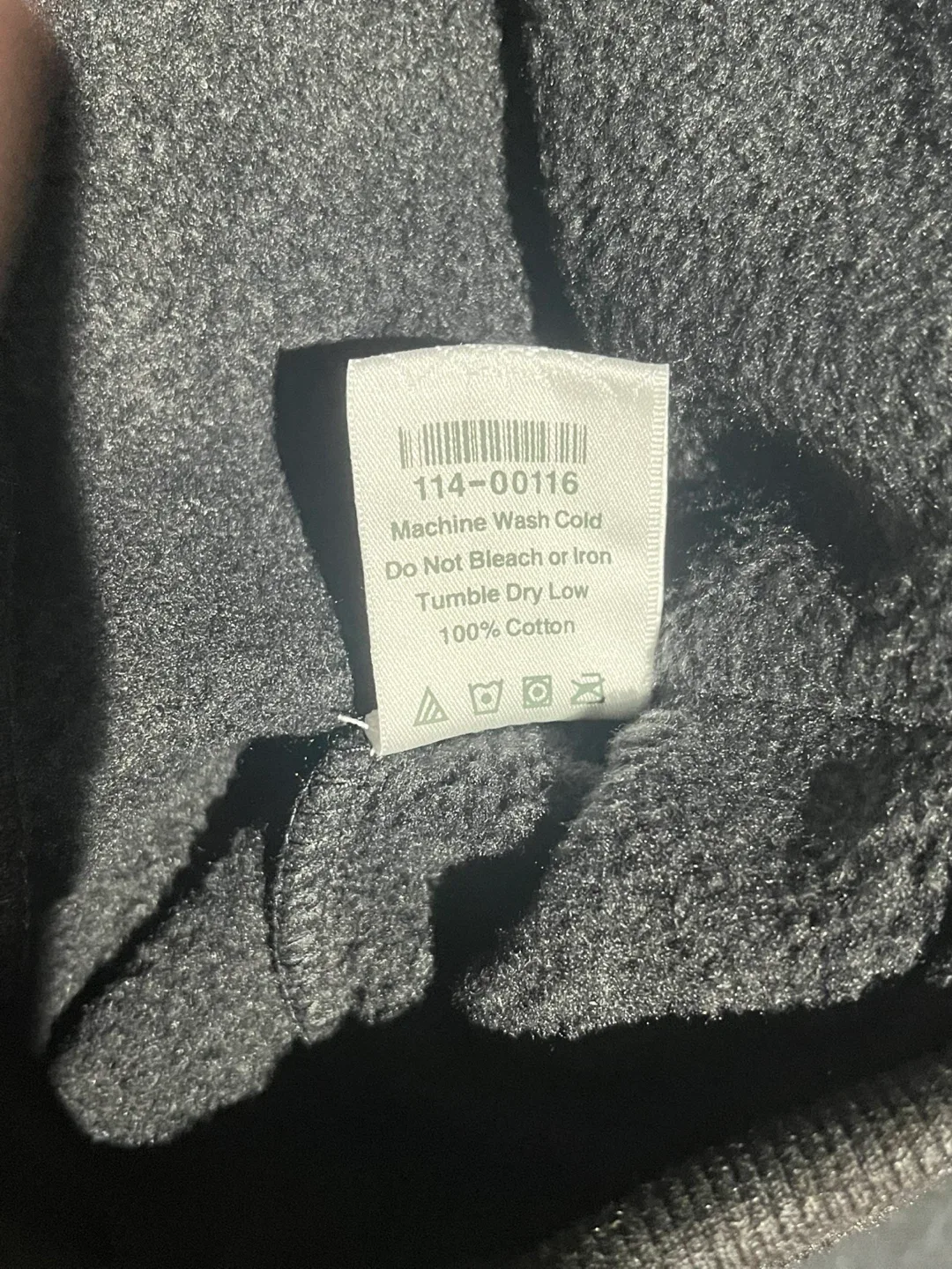 Sp5der Black OG Web Hoodie (Small,Large) image indicator(6)