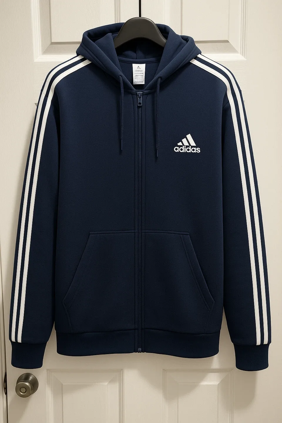 Adidas 3-Stripes Full-Zip Hoodie