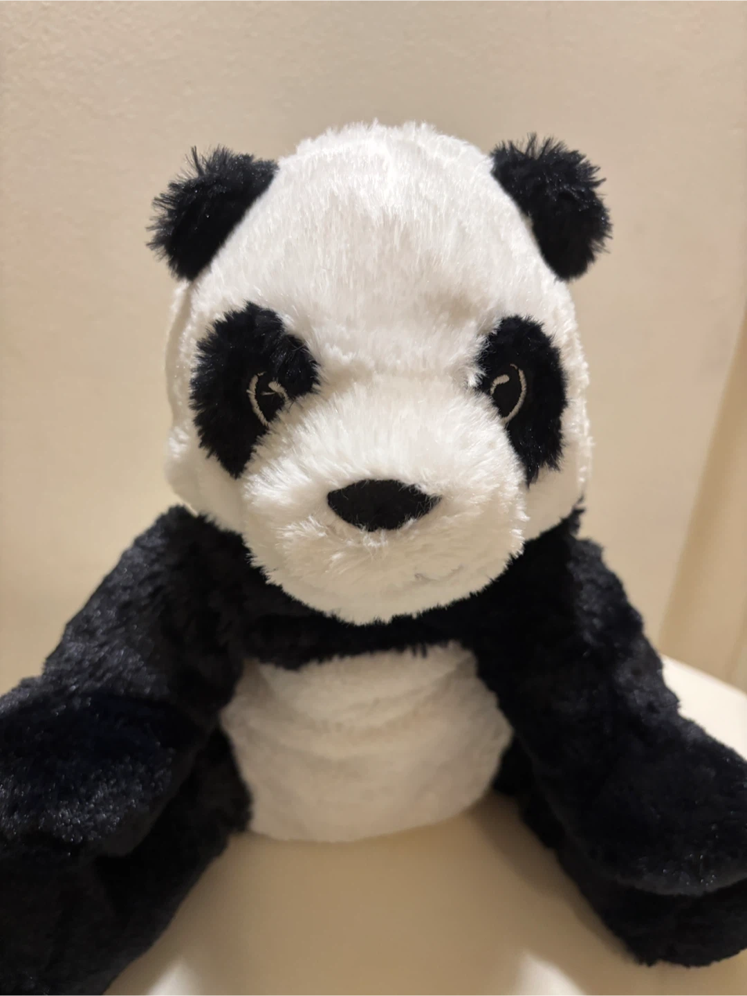 🐼 🐘 Soft Plush Panda & Rattle Elephant - 15” Each! - photo 3