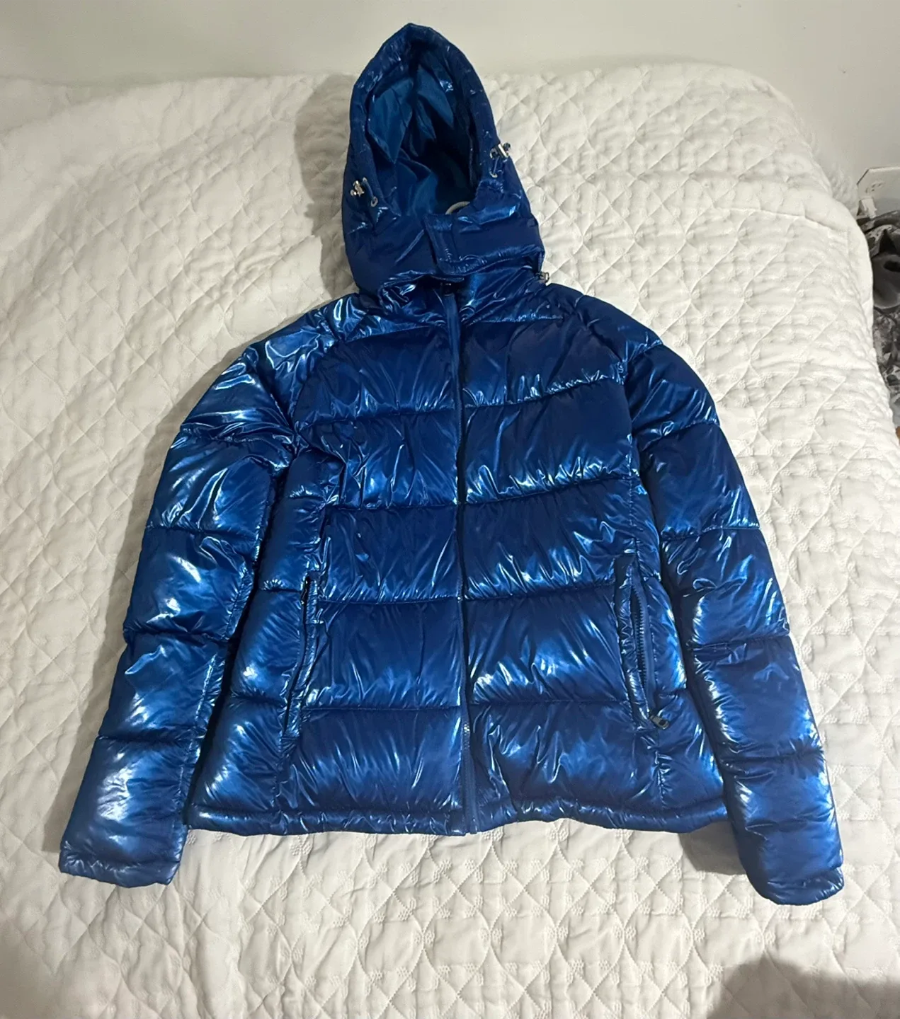 Chahine Sportswear Blue Puffer Jacket (Size M)