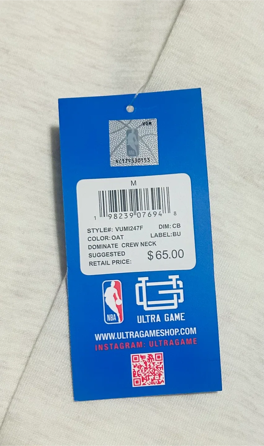 NWT Retro Chicago Bulls Unisex Sweatshirt Sweater Sz Medium M image indicator(3)