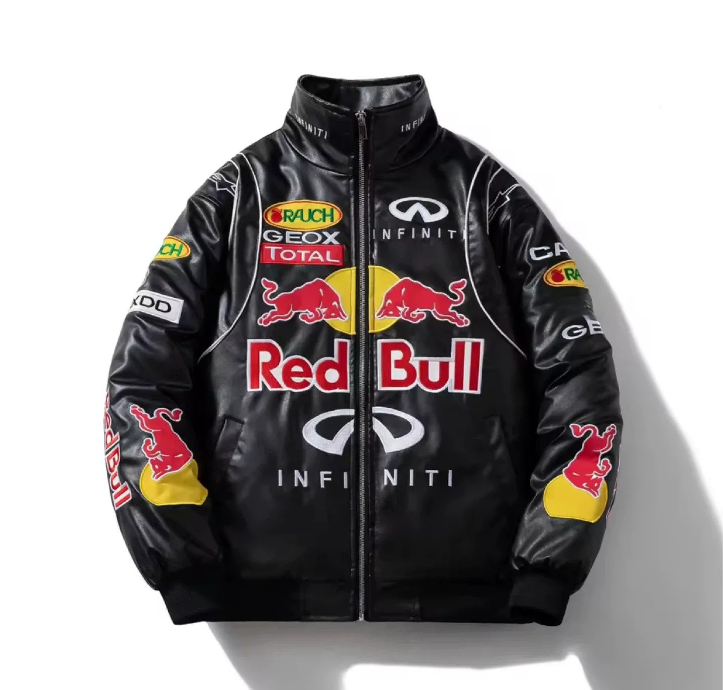 Red Bull leather Racing Jacket