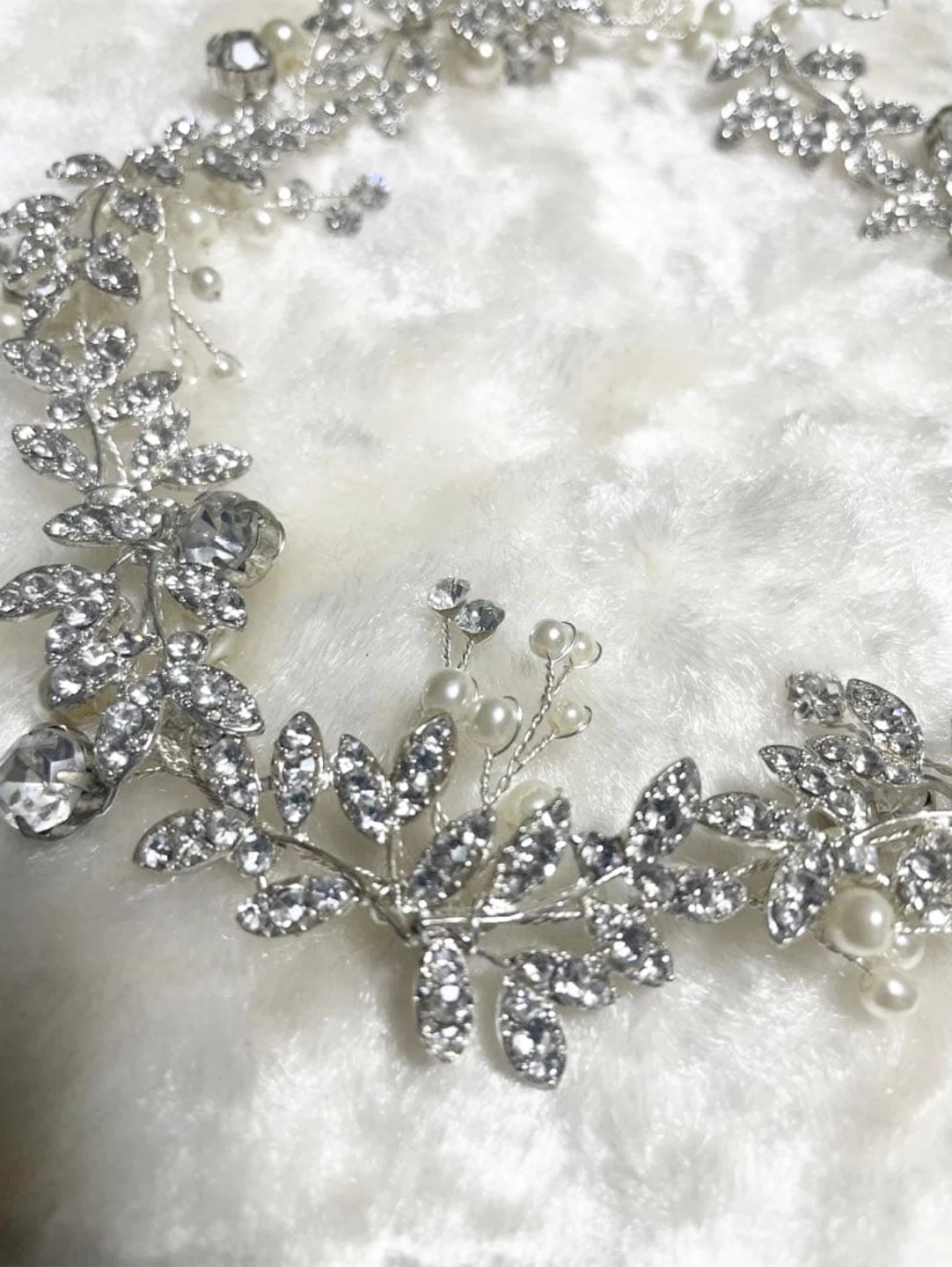 Wedding Jewelry Set: Hair Accessory & Earrings - photo 3