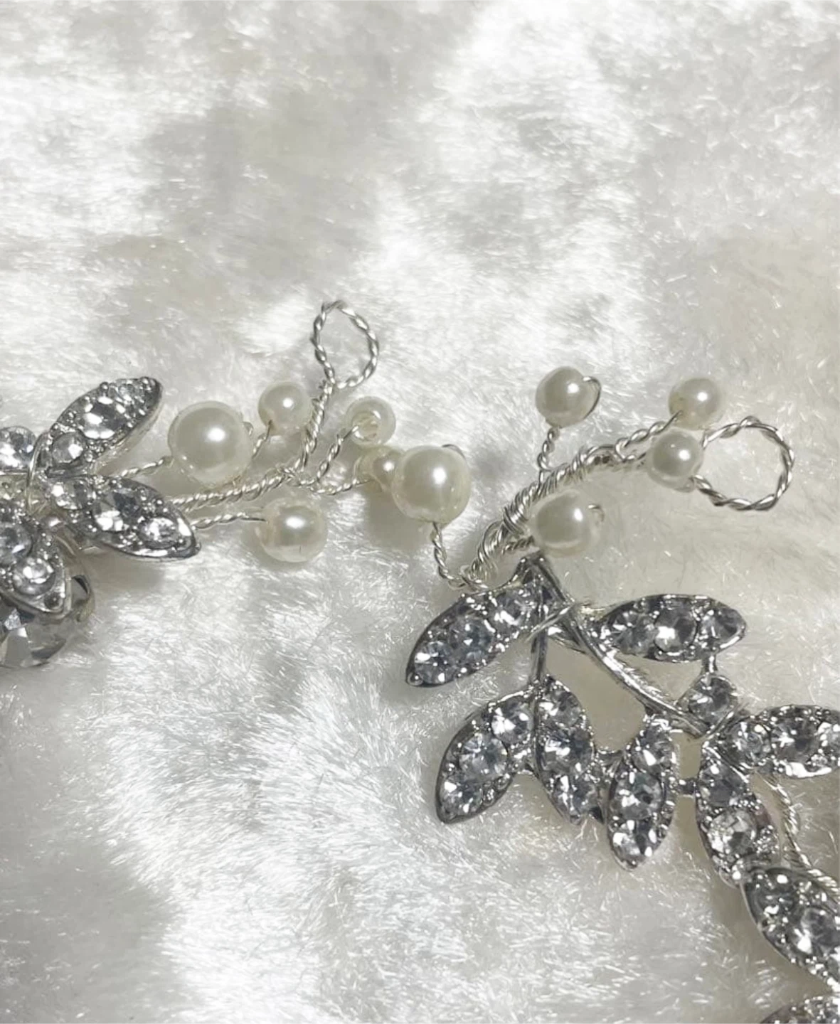 Wedding Jewelry Set: Hair Accessory & Earrings - photo 4