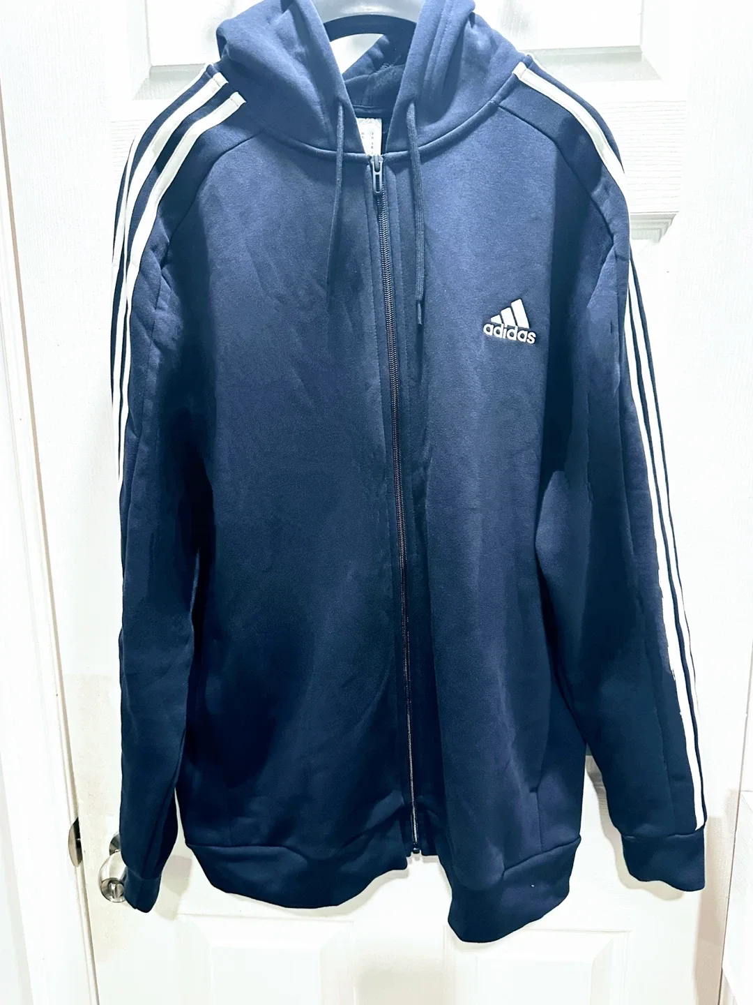 Adidas 3-Stripes Full-Zip Hoodie