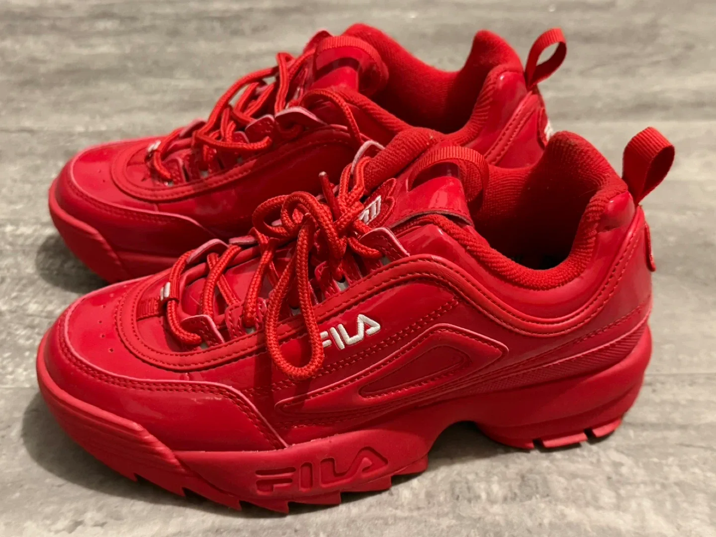 Fila Disruptor Heart Red Shoes